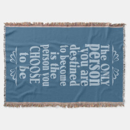 Manta Cobertura de lançamento de CHOICE motivadora