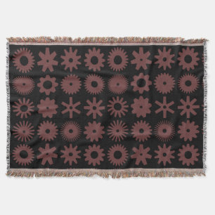 Manta Cogs - Marrom em preto
