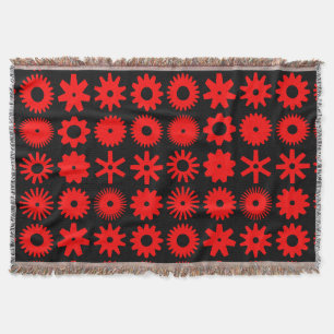 Manta Cogs - Vermelho em Preto