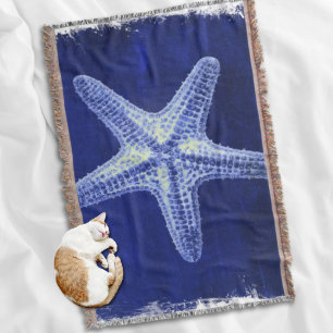 Manta costa chic Beach — peixe-estrela azul-marinho
