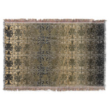 Damasco do ouro do vintage