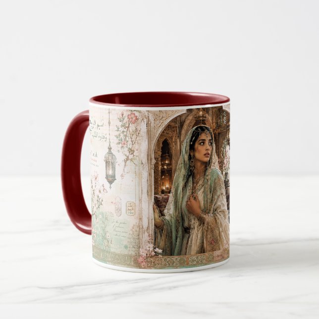 Manta de caneca Primavera Árabe. (Frente Esquerda)