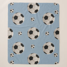 Manta de Futebol com Remendo Falso para Fãs de Esp