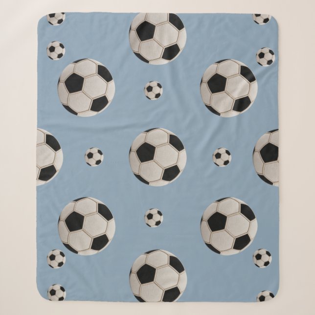 Manta de Futebol com Remendo Falso para Fãs de Esp (Frente)