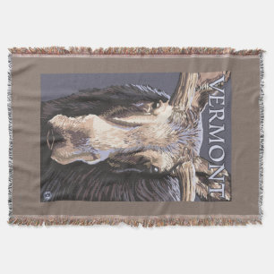 Manta De VermontMoose fim acima