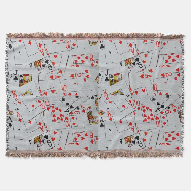 Manta Deck_Of_Cards,_Woven_Throw_Blanket. (Frente)