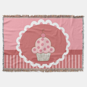 Manta Design cor-de-rosa do cupcake