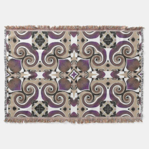 Manta Design de espiral fino divino - Lançar