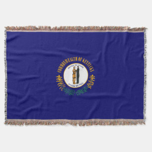 Manta Design decor de bandeira do Estado do Kentucky