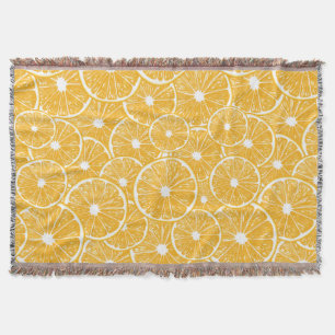 Manta Design do padrão das fatias laranja