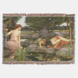 Manta Eco e Narciso por John William Waterhouse