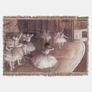 Manta Ensaio de Balés sobre o Palco por Edgar Degas