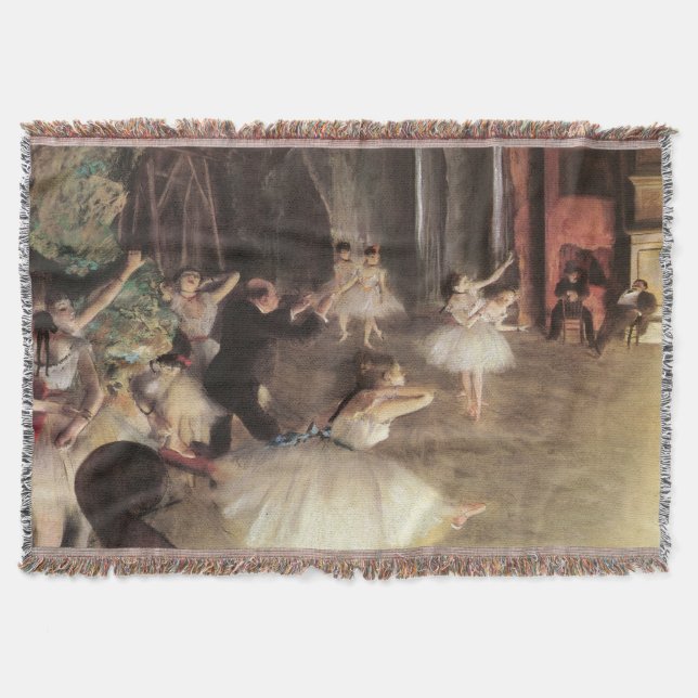 Manta Ensaio no Palco por Edgar Degas (Frente)