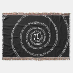 Manta Espiral para Pi no Decor Preto