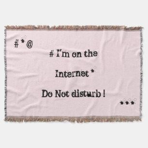 Manta Estou na Internet. Não perturbe!