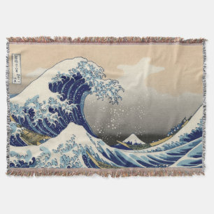 Manta Excelente japonês Wave off Kanagawa lança cobert