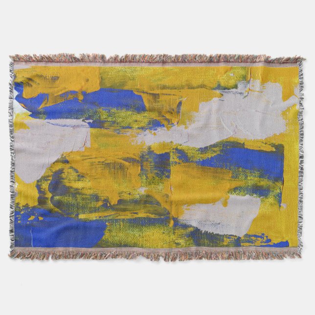Manta Expressão abstrata #10 por Michael Moffa (Frente)