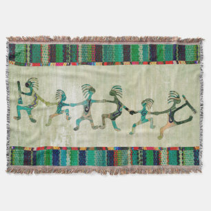 Manta Família engraçada KOKOPELLI + suas ideias