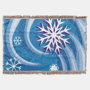 Manta Flocos de neve no vento -