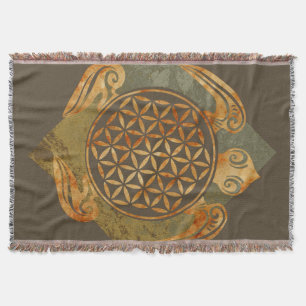 Manta Flor da Vida / Blume des Lebens - pedra-tartaruga