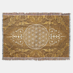 Manta Flor da Vida / Blume des Lebens - vintage I