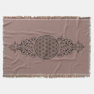 Manta Flor da Vida - enfeites negros I + seu traseiro.