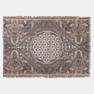 Manta Flor de DES Lebens da vida/Blume - vintage II