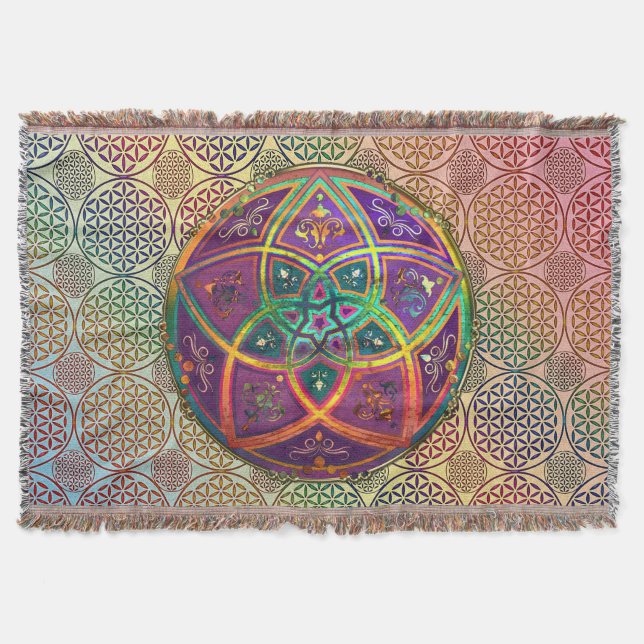 Manta Flor de Venus do amor - belas artes - antiguidade (Frente)