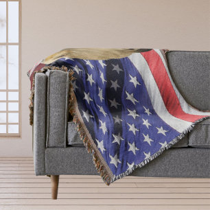 Manta Foguete e Bandeira Americanas