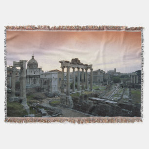 Manta Fórum Romano ao amanhecer