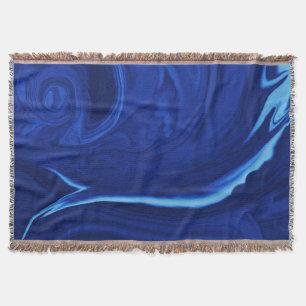Manta Fundo azul de cobalto