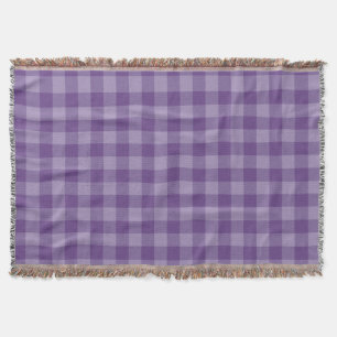 Manta Fundo checkered violeta
