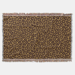 Manta Fundo do azulejo com uma pele do leopardo