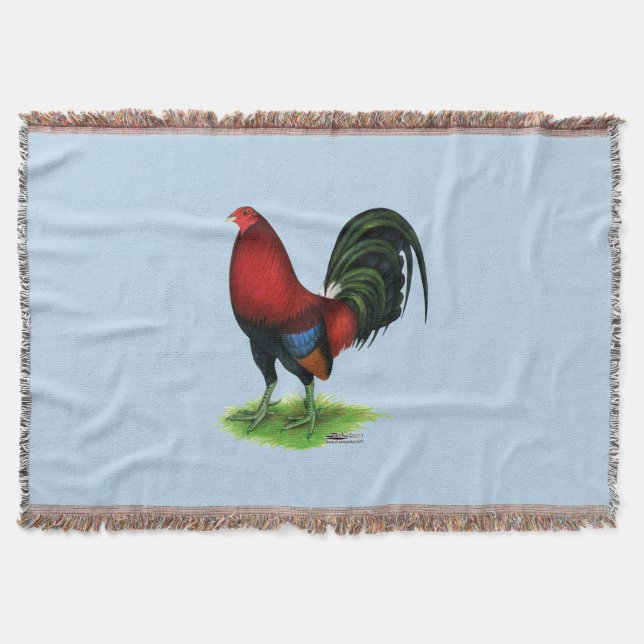 Manta Gamecock: Vermelho escuro (Frente)