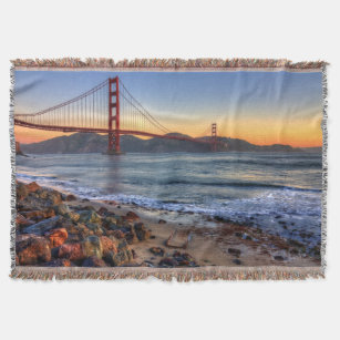 Manta Golden gate bridge da fuga de San Francisco Bay