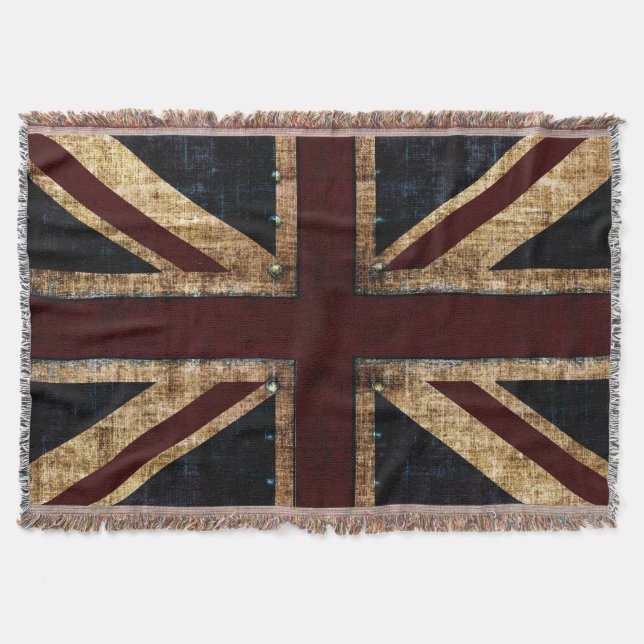 Manta Grunge Union Jack (Frente)
