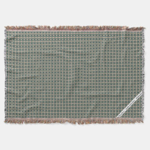 Manta HAMbyWG - Jogar Padrão de Beige de Aqua Moderno em