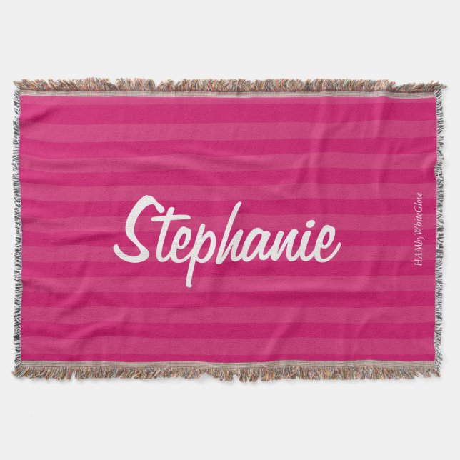 Manta HAMbyWG - Lançar em Branco -Dois/Tom Qualquer Cor  (Frente)