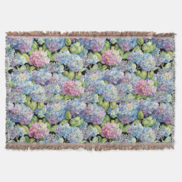 Manta Hydrangeas na flor