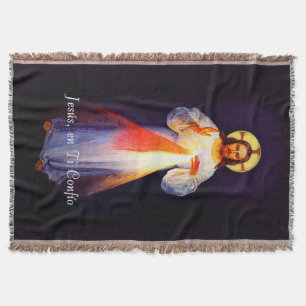 Manta Jesus Divina Misericordia Colcha Blanket Espanhol