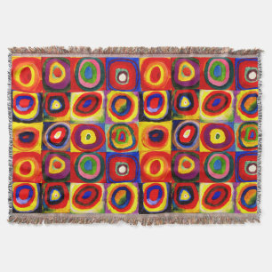 Manta Kandinsky Farbstudie Quadrate Esquadra Círculos de