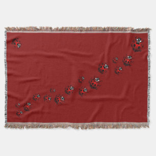 Manta Ladybug Blanket Ladybug / Ladybird Throw Blankets