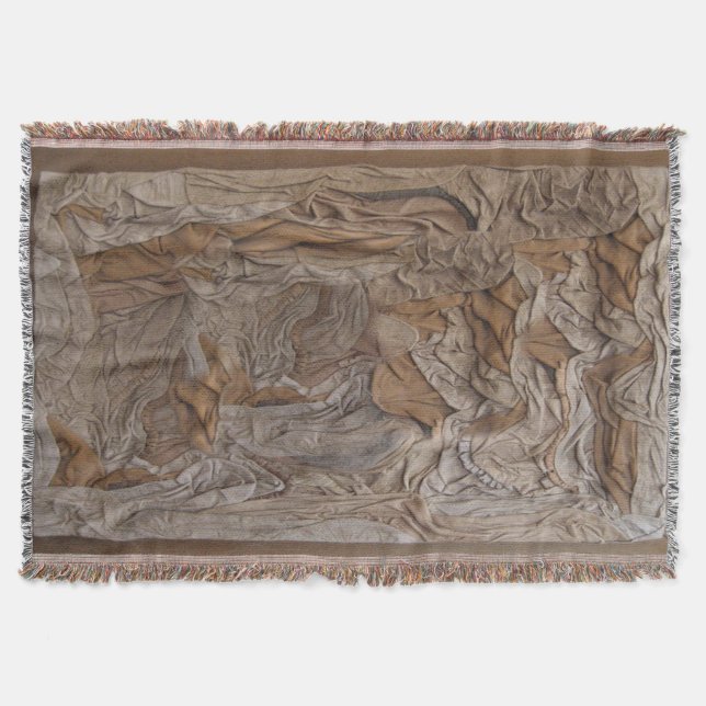 Manta Lâmpada tecida em uma textura de couro! (Frente)