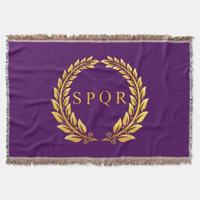 Manta Lance imperial romano de SPQR (Frente)