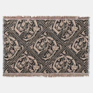 Manta Letra G Monograma Medieval Art Nouveau