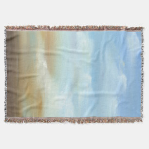 Manta Linda paisagem com nuvens Fluffy