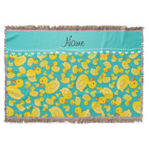 Listra azul dos rubberducks conhecidos feitos sob