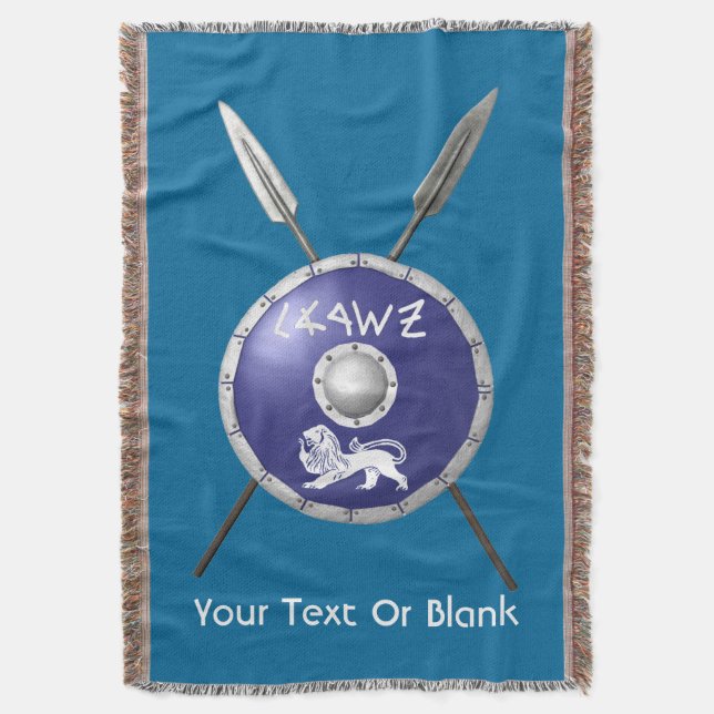 Manta Maccabee Shield e Spears (Frente Vertical)