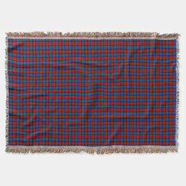 Manta MacLachlan Clan Red e Royal Blue Tartan