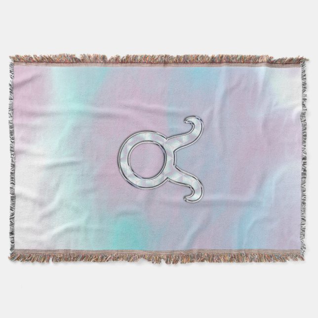 Manta Mãe do Estilo Pérola Taurus Zodiac Horoscope (Frente)